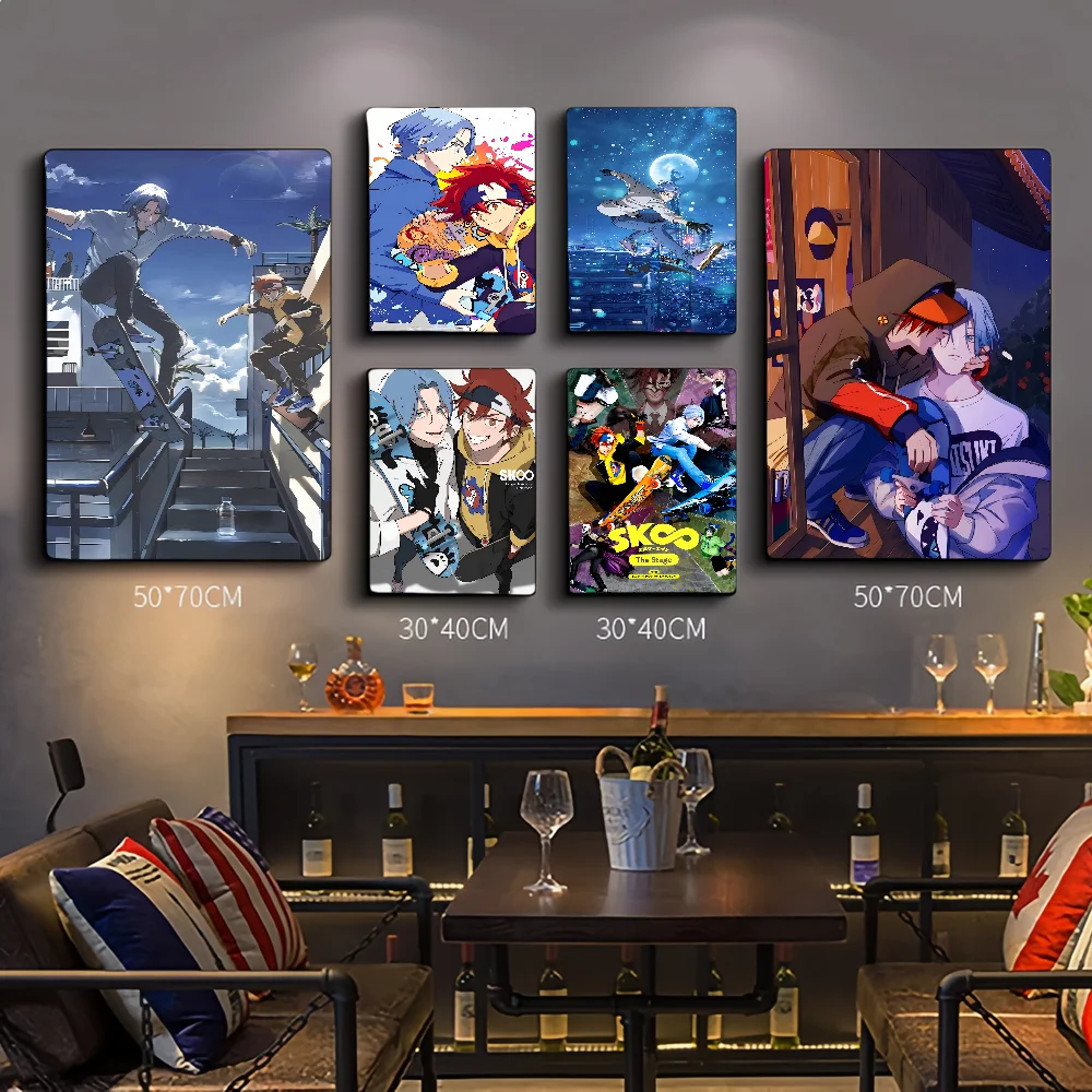 Anime SK8 The Infinity Classic Movie Posters Fancy Wall Sticker For Living Room Bar Decoration Room Wall Decor