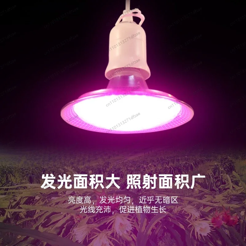 E27 شاشة LED كاملة الطيف لنمو النباتات 18 وات أداة إضاءة ملء فاكهة التنين #5