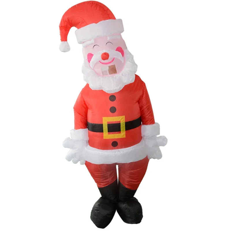 Price Christmas Costume Holiday Party Costume Santa Claus Hug Man Christmas Inflatable Suit