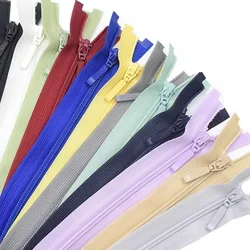 （Custom）10pcs/Lot YKK Zipper 3#  60 To 65cm Lace  Nylon Open End Pink Blue Navy Thin Sunscreen Jacket Repair Sewing Accessory