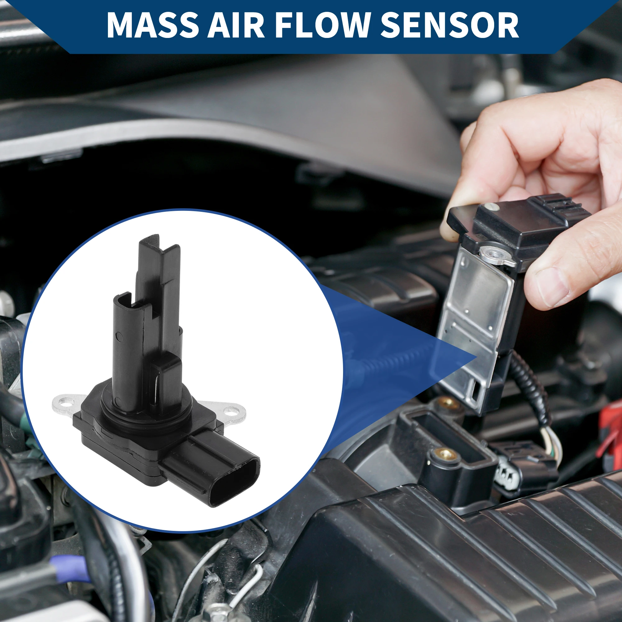 UXCELL Misuratore sensore flusso d'aria di massa No.39320-52000 per Toyota 4Runner 4.0L V6 Plastica