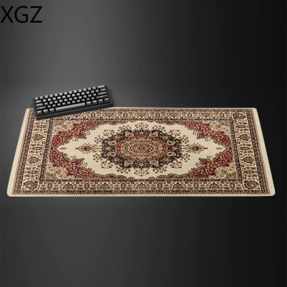 XXL exquisite Persian carpet large mouse pad game table mat accessories suitable for players gaming office washable non-slip