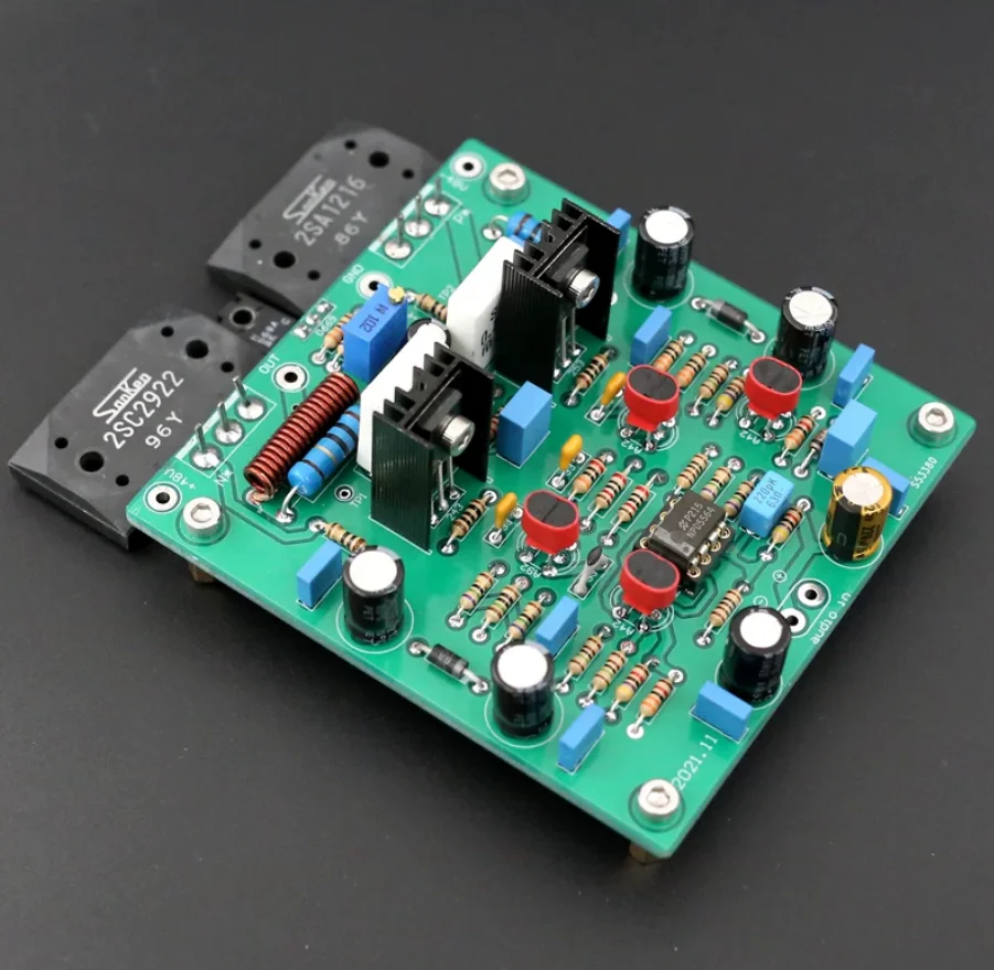 2SC3264 2SA1295 Fully Assembled Mono Power Amplifier Board Tested by Audio Precision HiFi Mono Amp DIY Audio Module