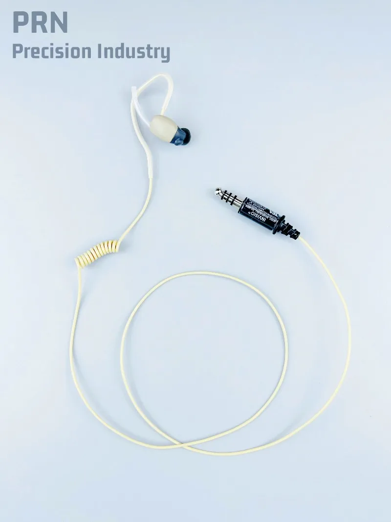 PRN Precision INVISIO M3 2026 New Replica Tactical in-ear Bone Conduction Headset Tan 4-Pin Plug for Walkie Talkie Radio