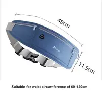 New Casual Hidden Running Waist Bag Waterproof Belt Waist Pack Sports Belt Pouch Gym Bags Lightweight Mobile Phone Bag 6