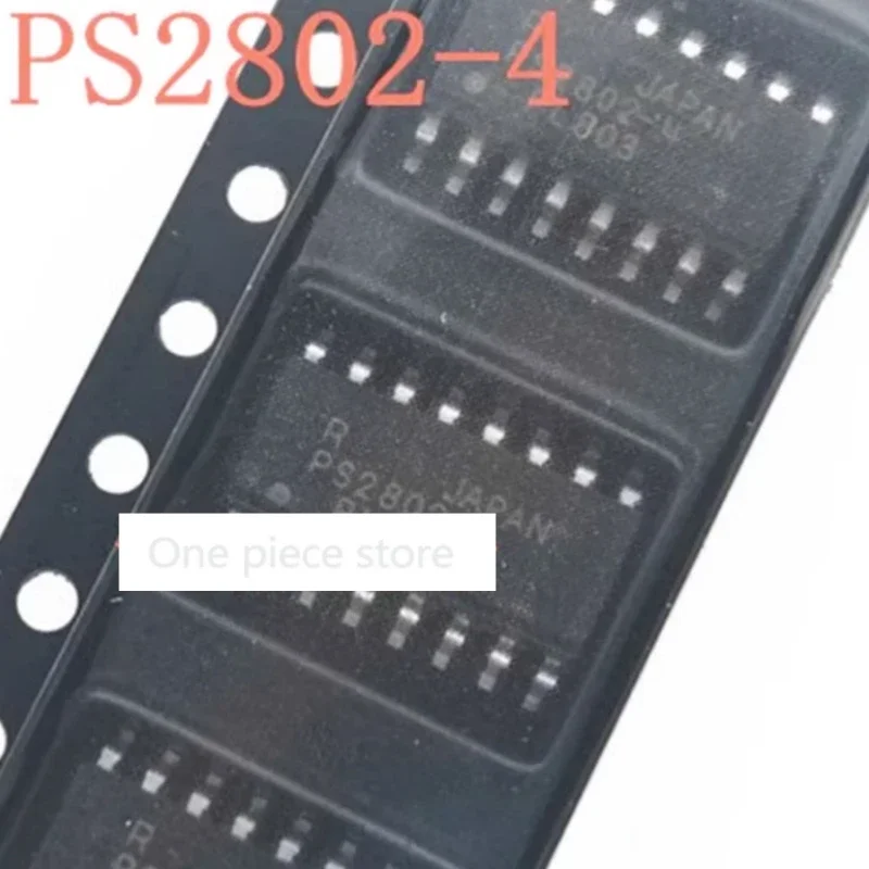 5PCS PS2802-4 PS2802 SOP16 chip optocoupler transistor output optocoupler