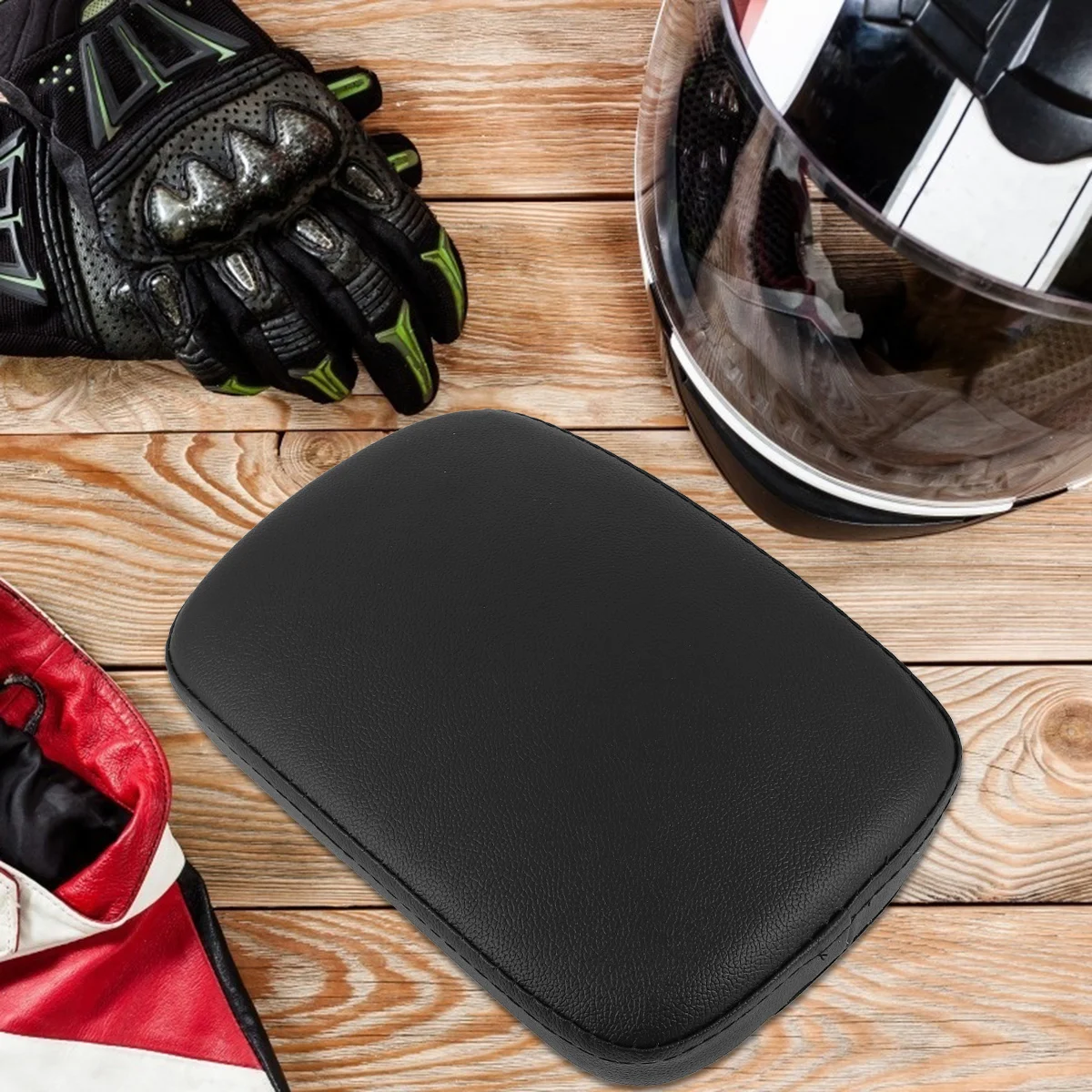 

Motorcycle Rear Passenger Seat Black Sucker Cushion 8 Suction Cups Vibration Absorbing Pad Comfortable Riding Motorcycle