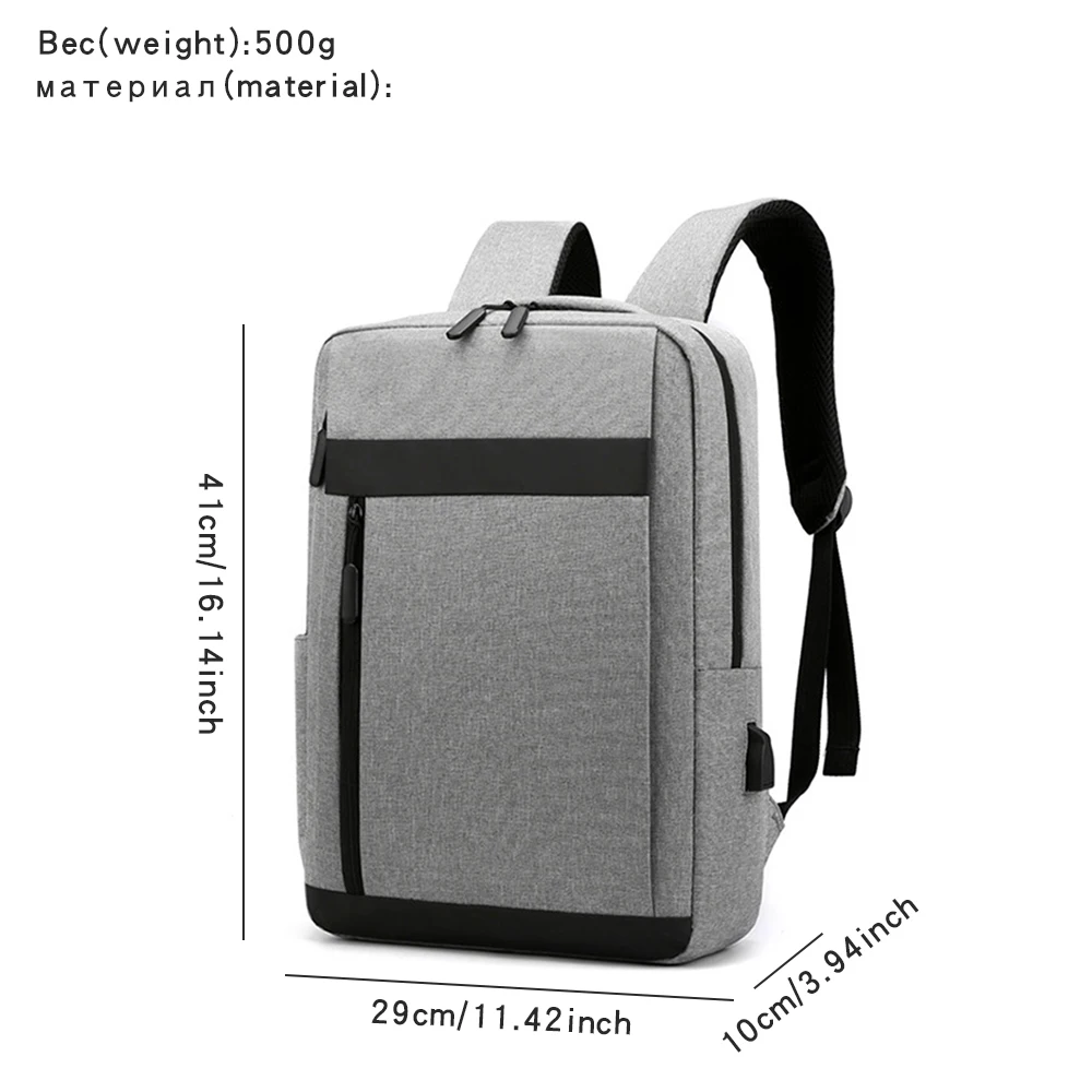 Woman Men\'s Waterproof Multifunctional Backpack Bag Men\'s Business Portable USB Charging Backpack Nylon Bag Casual