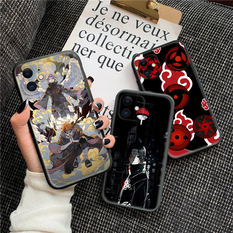 F36 A-Akatsuki Sasuke Anime Soft Silicone Case for Samsung S9 Plus S10 S10E S20 Fe Lite S21 S22 S23 S30 Ultra