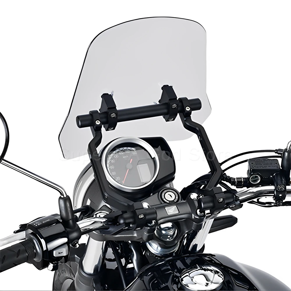 ل KLX 110R 110L دراجة نارية مغامرة الزجاج الأمامي حامل الملاحة المحمولة