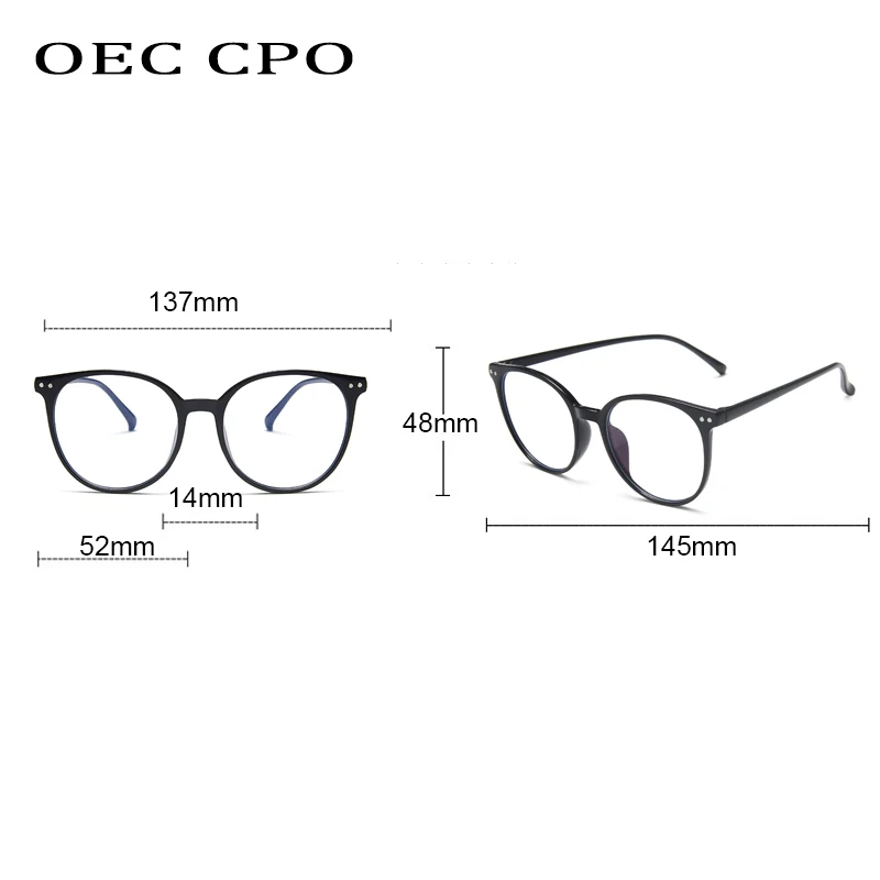 Square Women Glasses 2024 Transparent Optical Eyewear Frame Unisex Nearsighted Eyeglasses Frames