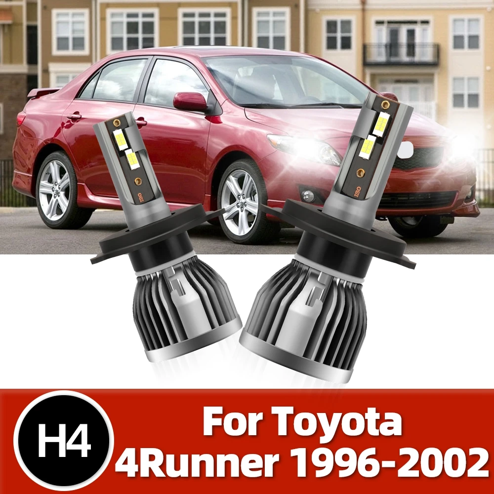 

LSlight Car Lights H4 LED For Toyota 4Runner 1996 1997 1998 1999 2000 2001 2002 Lamps 16000 Lumen Headlight Bulbs 12V CSP Luces