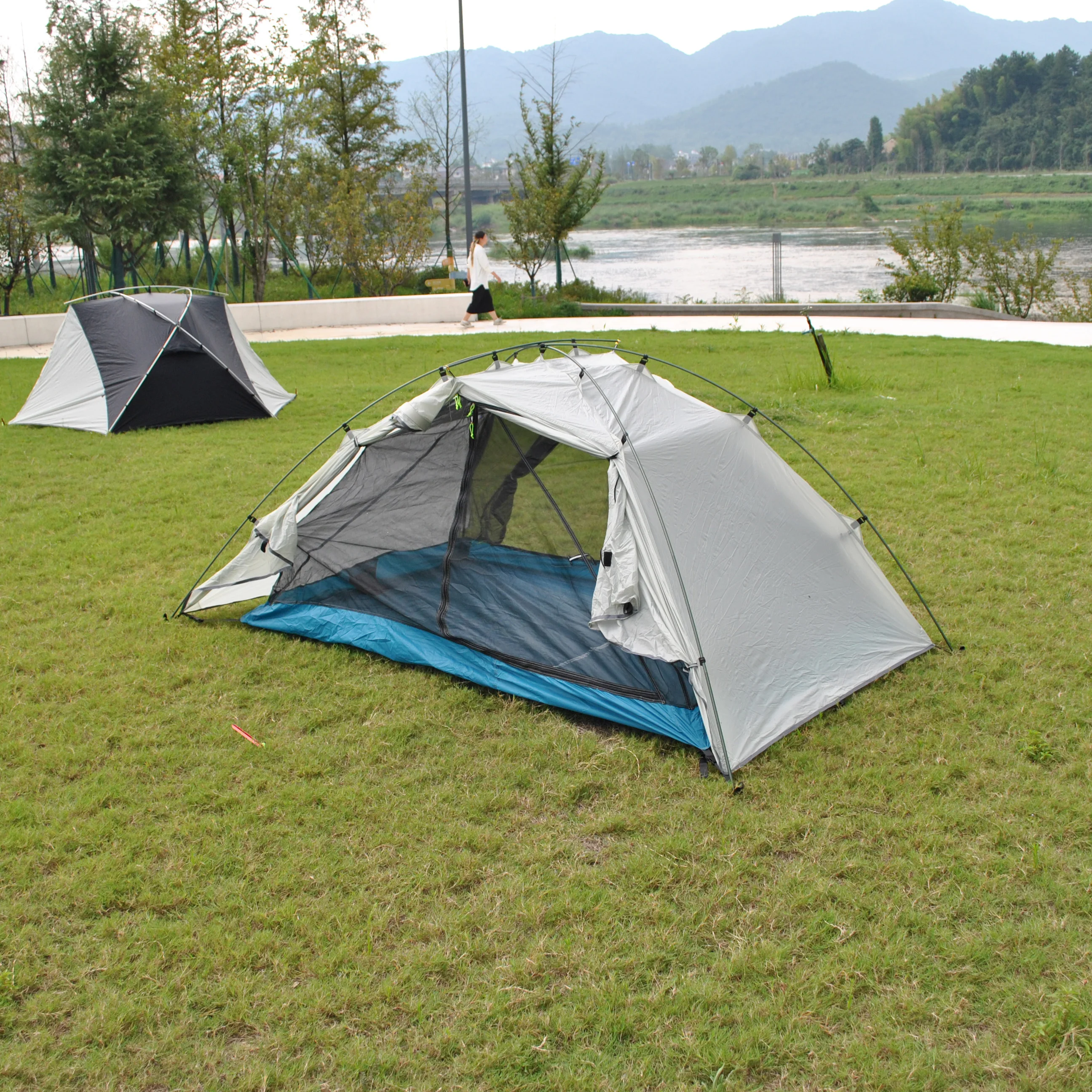 High-end Ultralight 20D Silicon coated camping tent,CZX-372 Outdoor Gravity 1P/2P Tent,Ultralight 2 person Hanging tent