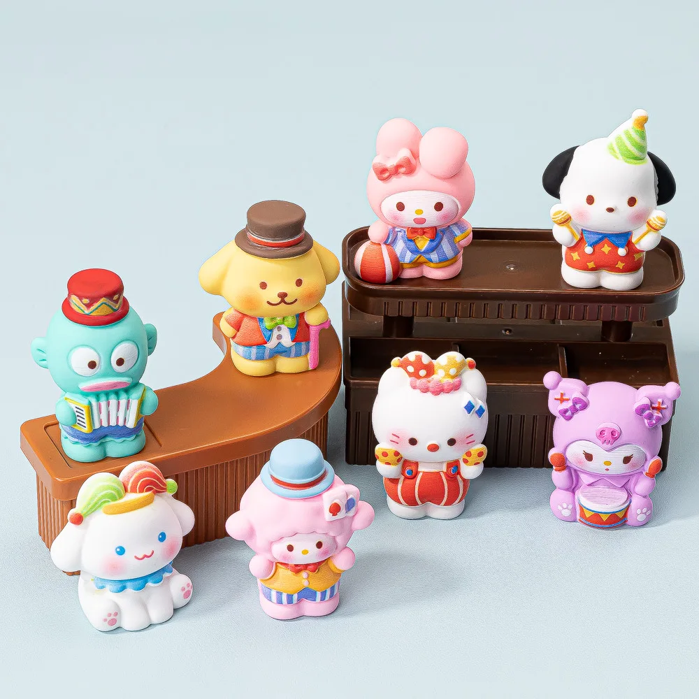 

New Hello kitty girl figurine Doll Mini Figurine Home Desktop DIY Decoration Ornament