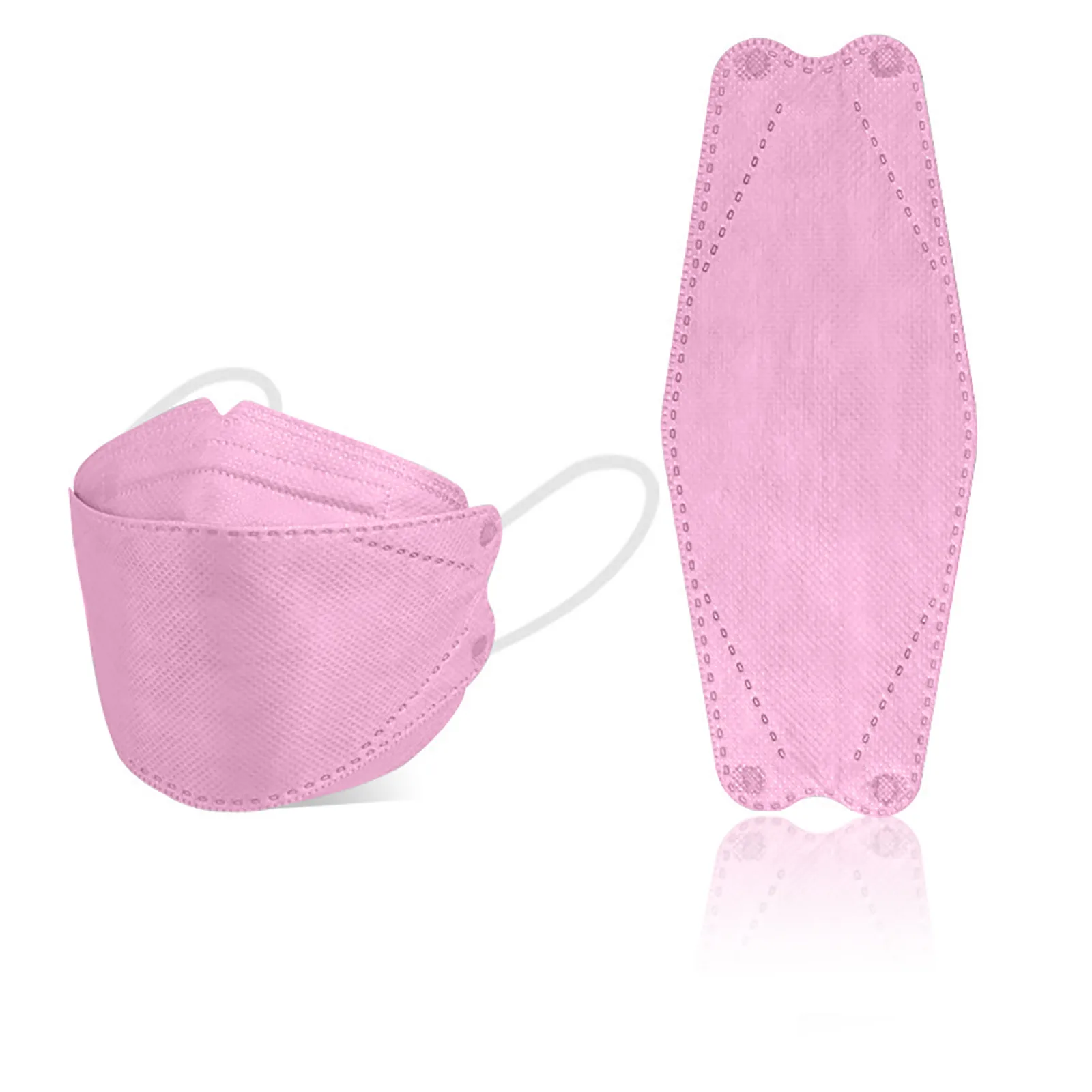 Adult Face Mask Droplet And Haze Prevention Fish Non Woven Face Mask 4-Ply Face Masks 3D Mouth  Filter Adult KF94 Mask Color Bag