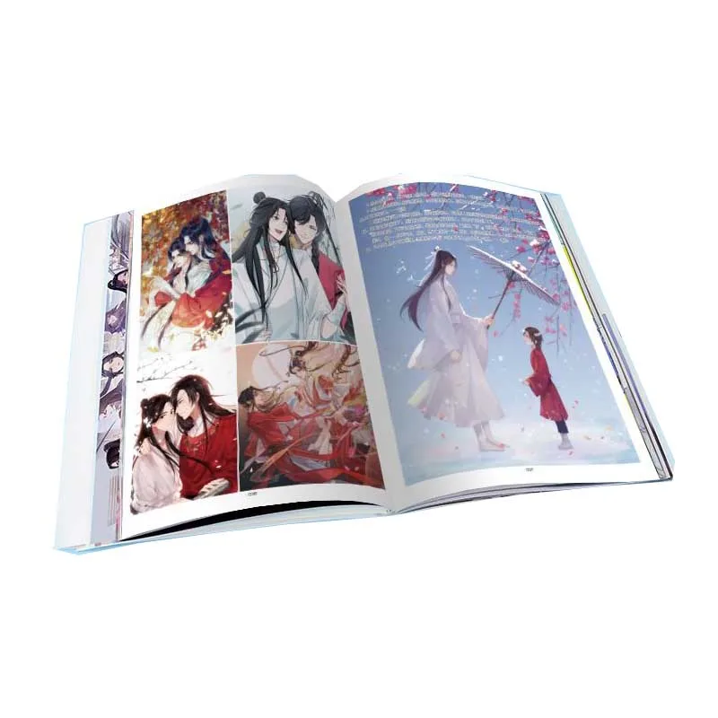 tian guan ci fu official merch manga book HD A4 photo album 80 pages Incidental bookmarks/posters heaven official’s blessing