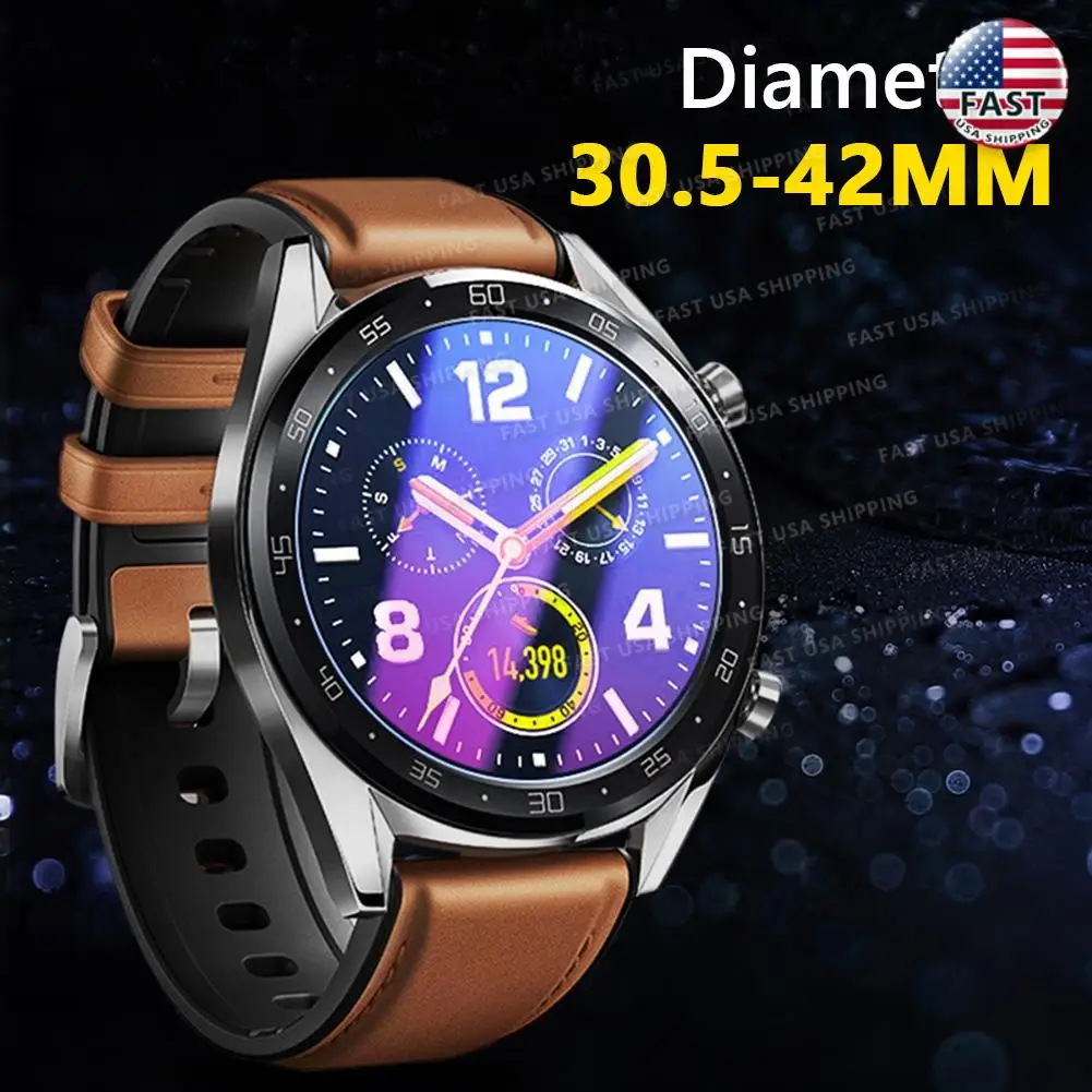 

3pcs HD Tempered Glass Smart Watch Glass Screen Protector Film 30.5 31 31.5 32 32.5 33 33.7 For Garmin Fossil Citizen Watch