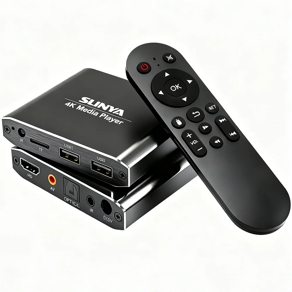 4K HD Digital Media Player TV MP4 Video Player for USB Drive