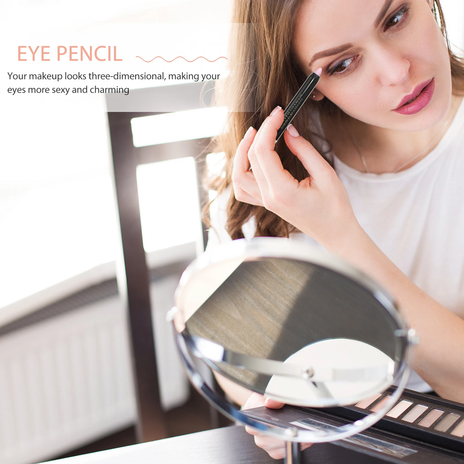 Bâton de fard à paupières brillant, 5 pièces, stylos à paillettes colorés, longue durée, résistant aux taches, outil de maquillage pour les yeux, Portable, retouche en déplacement pour femmes