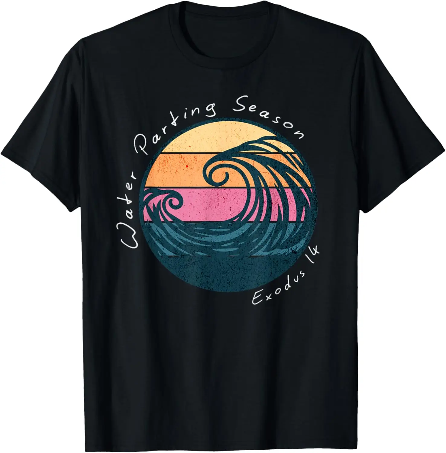 Water Parting Season Christian T Shirt - Exodus 14 Christian T-Shirt