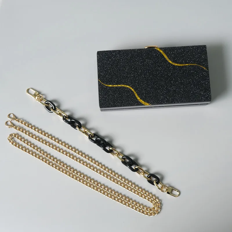 

Новые модные сумки: женские сумочки черного цвета с золотыми пайетками и полосками, акриловые, роскошные, для вечеринок, выпускных, вечерних мероприятий, повседневные, для свадьбы, стильные.