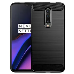 Carbon Fiber Case For Oneplus 7pro 1+7 Pro Shockproof Silicone Cases Full Protection For One Plus 7Pro Phone Back Cover Fundas