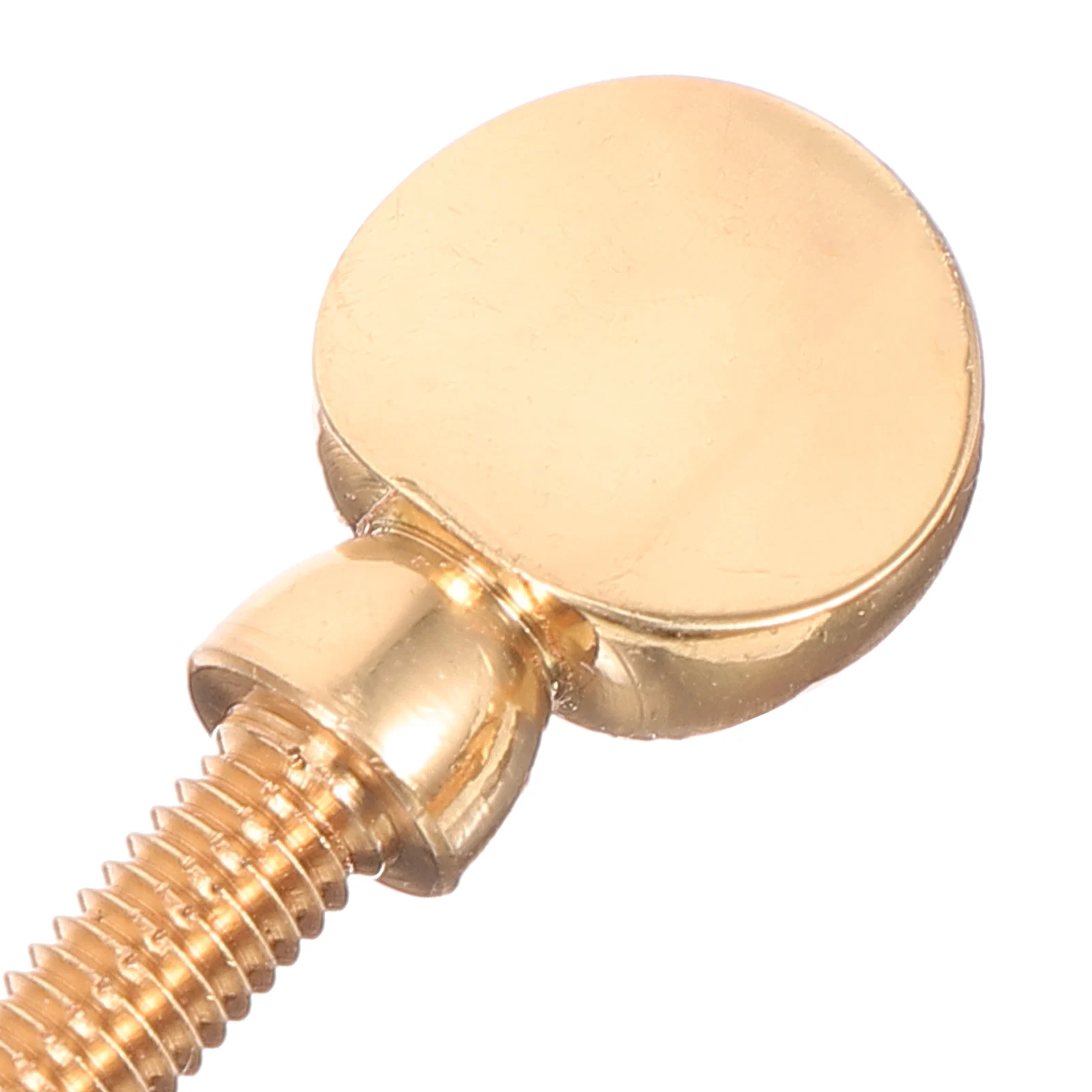 

2pcs Golden Round Handle Copper Saxophone Neck Screws Durable Lightweight Replacement Accessories Small Tightening Hardware