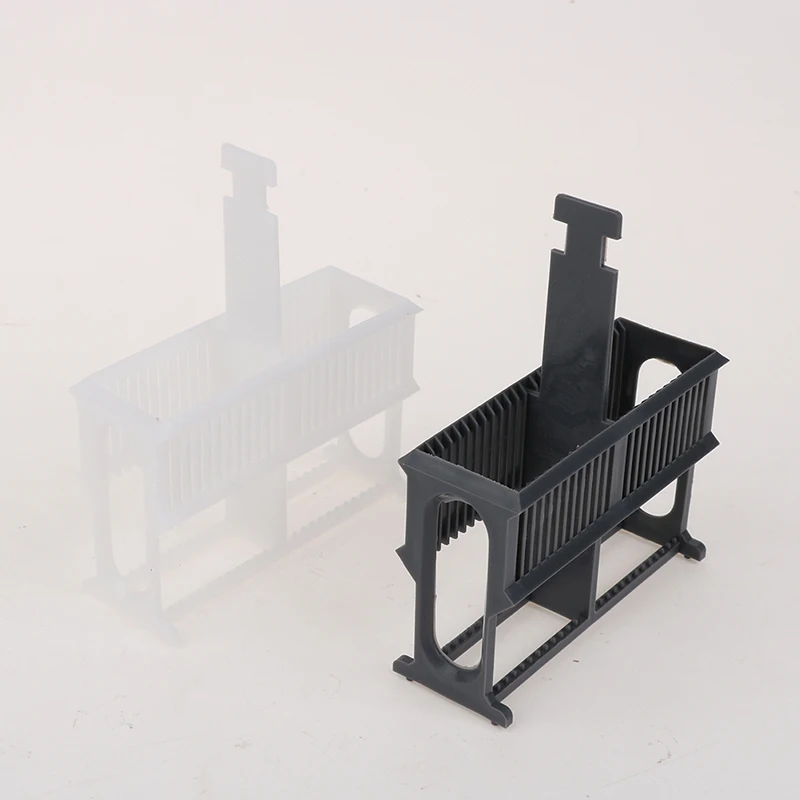 24 Slots Staining Jar Rack For Microscope Slides,Slides Staining Rack Dish Set