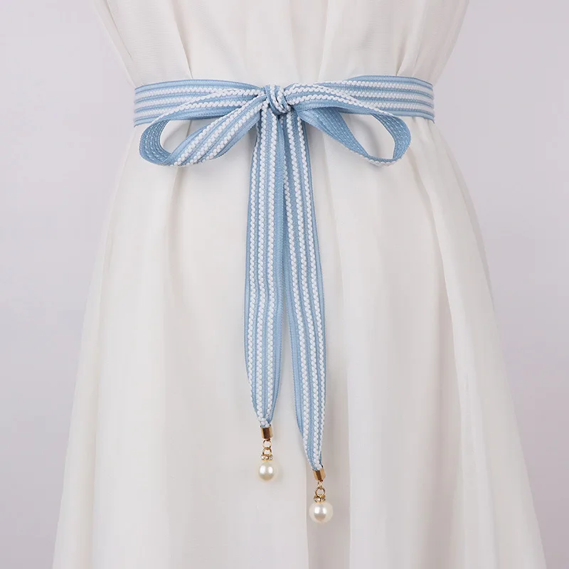 cinto-de-laco-azul-para-vestido-feminino-cordao-decorativo-preto-cinto-versatil-para-amarrar-na-cintura