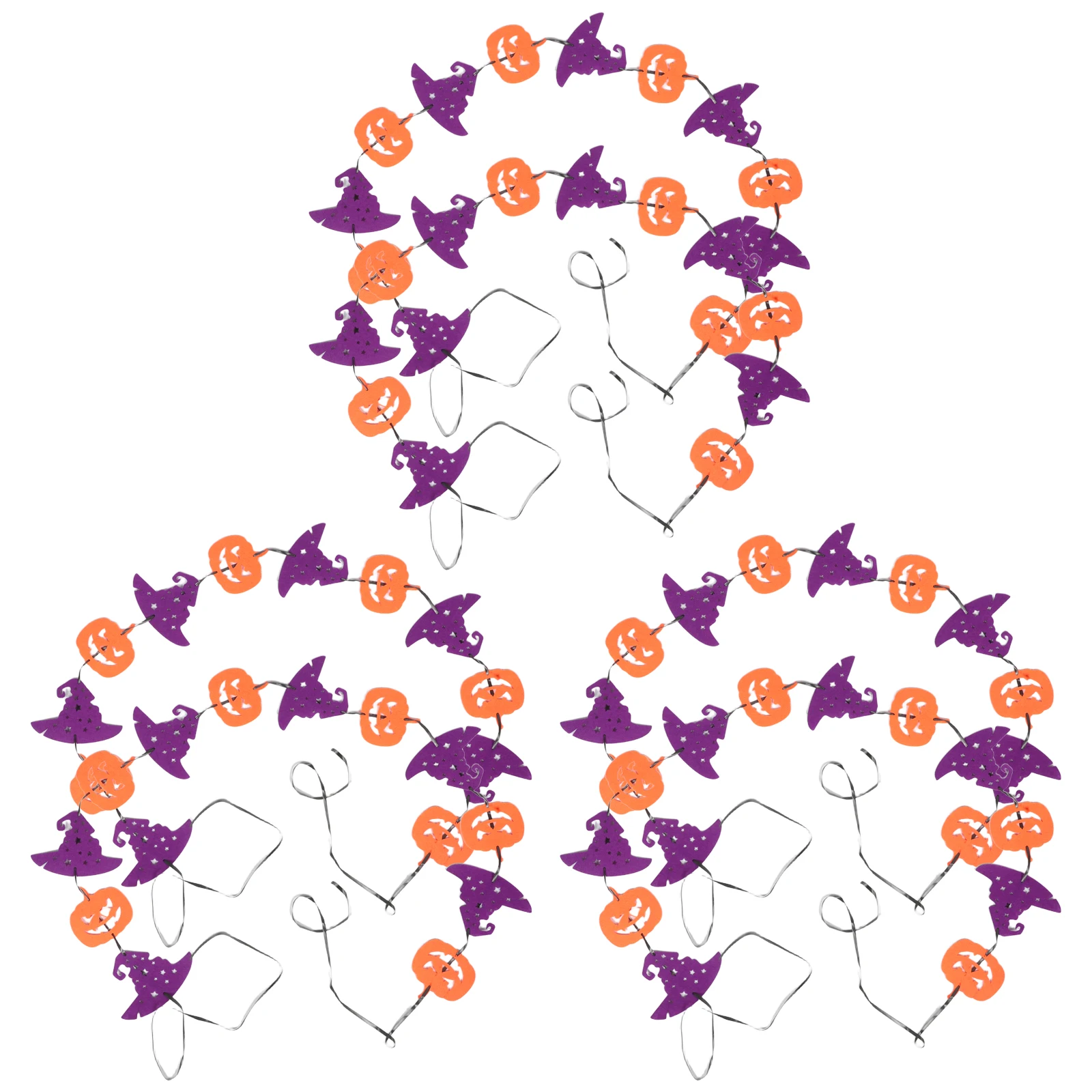 

6pcs Halloween Pumpkin Ghost Hanging Decorations Nonwoven Fabric Indoor Outdoor Party Front Porch Yard Wall Decoration