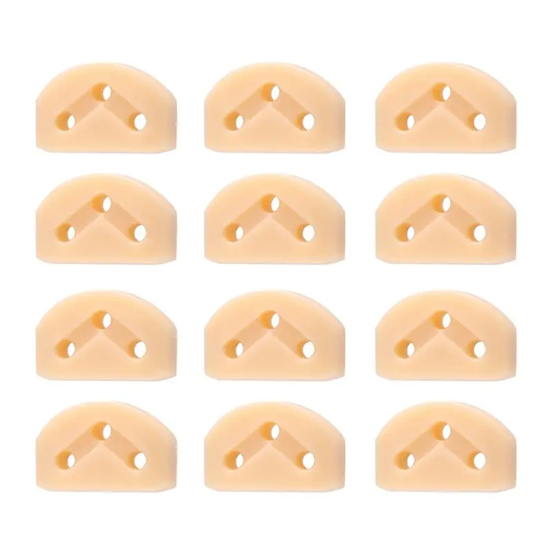 AEF5-12Pcs Classical Guitar Rollers String Trees Retainer Guides Guitar String Locks Nut Block Clamp