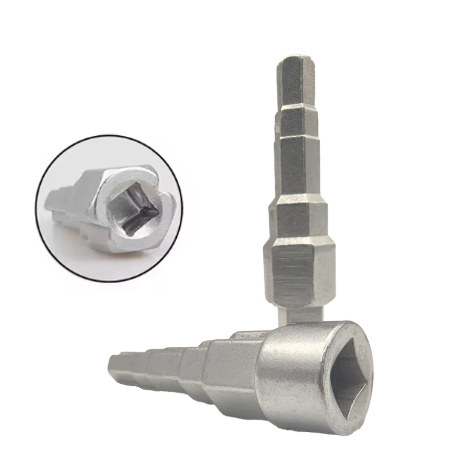 1/2 Zoll Fünfstufiger Radiator-Spud-Wrench-Kopf, Pagodenkopf, zur Verwendung an Radiatorventilen, Dornschlüssel, Warmwasserventil, Wasser – Detail 5