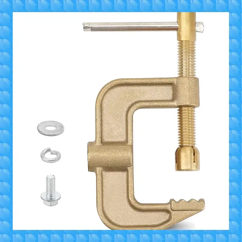 

ETRT 4X Welding Ground Clamp, 500A Current G-Type Solid Brass Ground Clamp, 43Mm Jaw Width For Tig Mig MMA Welders