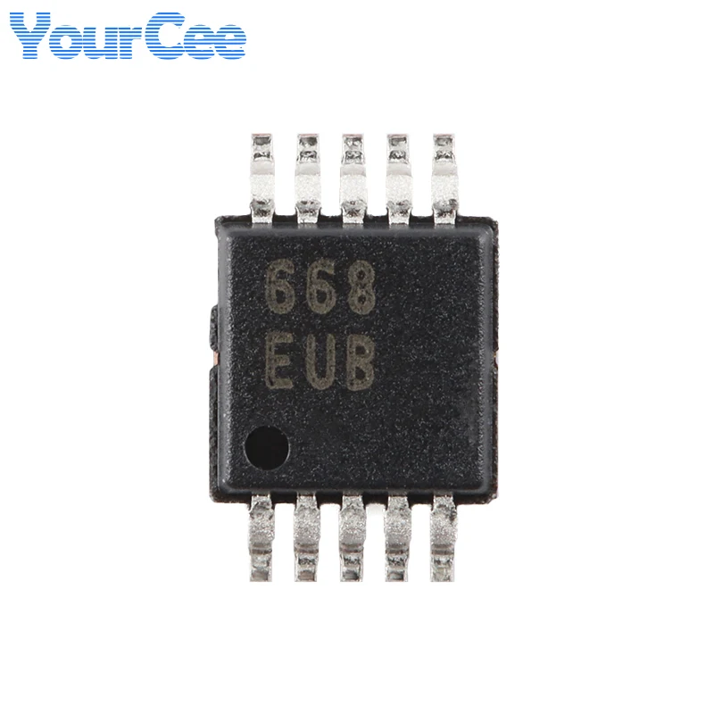 10PCS/1PC MAX668 MAX668EUB+T MSOP-10 MSOP10 1.8V to 28V Input PWM Boost Controller Chip IC Integrated Circuit