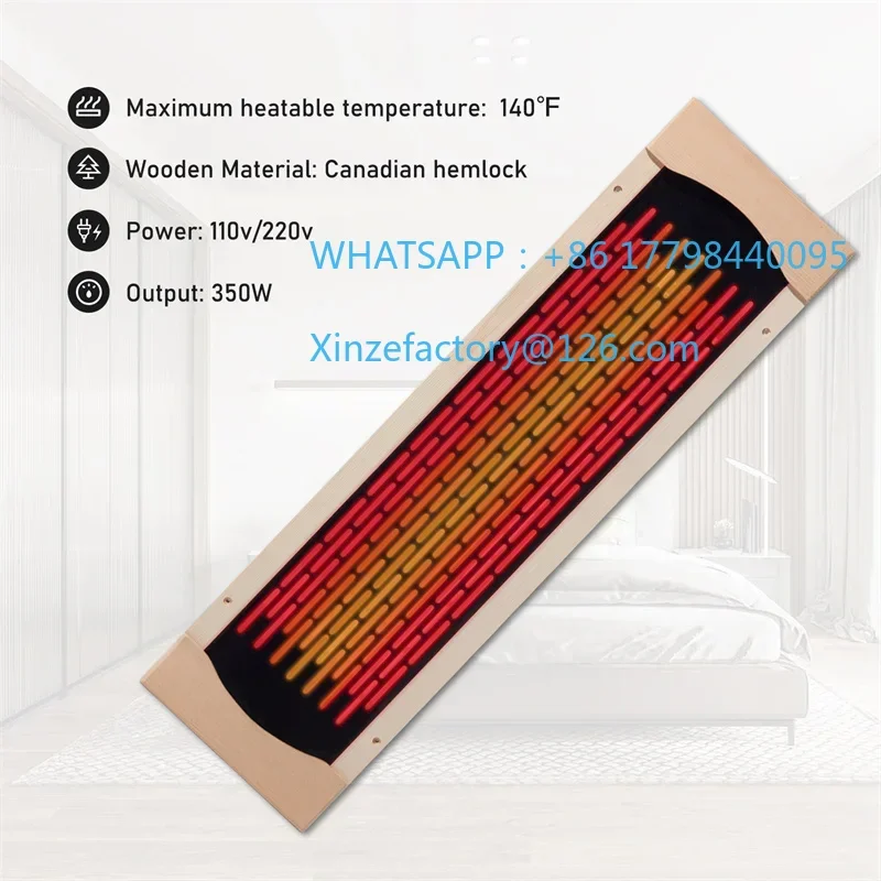 Customizable Full Ceramic Infrared Sauna Heater Tube Sauna Accessories Ceramic Sauna Heater Panel 220V