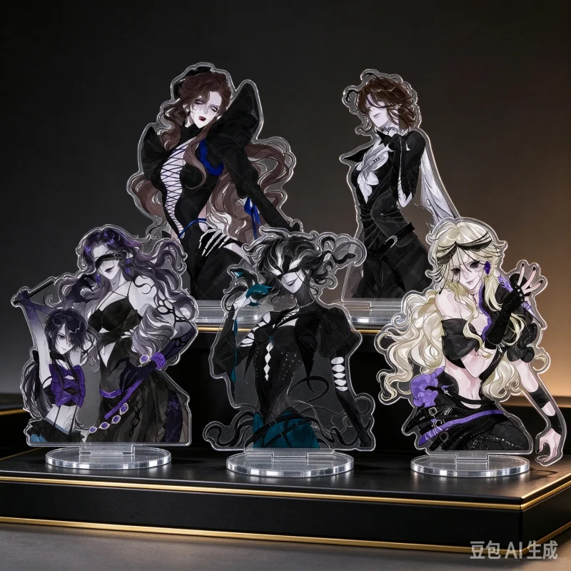 Identity V Game Peripherals Acrylic Standee Clear Vivid Print With Base Tabletop Decoration Collectible Souvenir Keychain