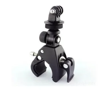 for Gopro Accessories Bike Bicycle Motorcycle Handlebar Holder Clip Bracket Mount for zhiyun z1 pround feiyu g3 g4 gopro gimbal