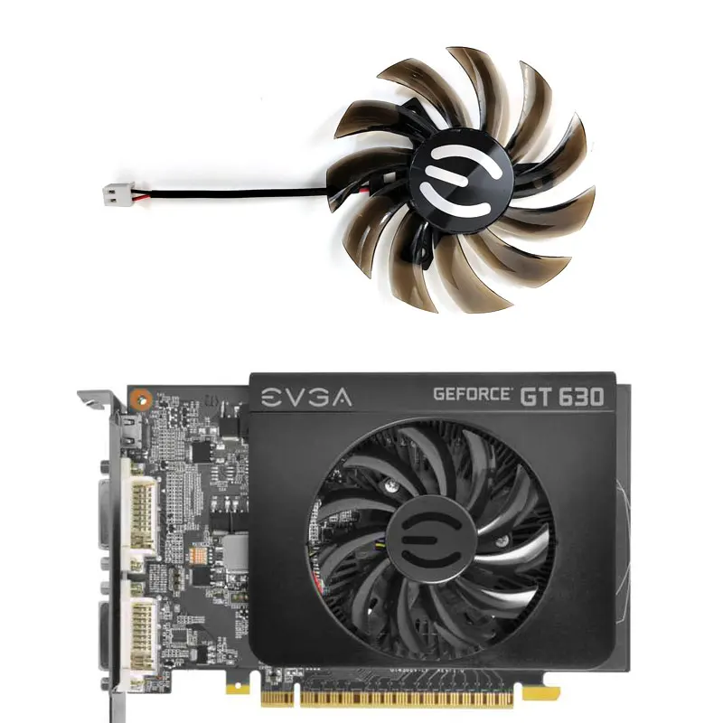 

The new EVGA PLD08010S12HH 75MM GT 630 GPU fan is suitable for EVGA GT620 GT630 graphics card cooling fan