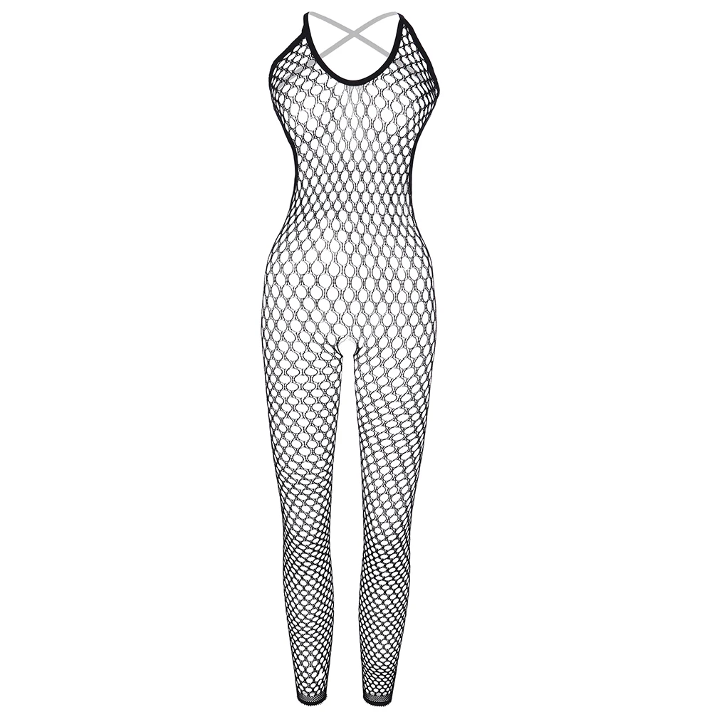 2024 Sexy Women Underwear Women\'s Bodystocking One Piece Open Bra Fishnet Stockings Teddy Underwear Lingerie Set Stockings