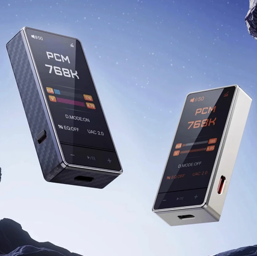 

FiiO QX13 Portable Earphone AMP 8 Channel DAC ES9027SPRO Decoder 1.99“ Screen 2 Support 768KHz/32bit DSD512 MQA HIFI Amplifer