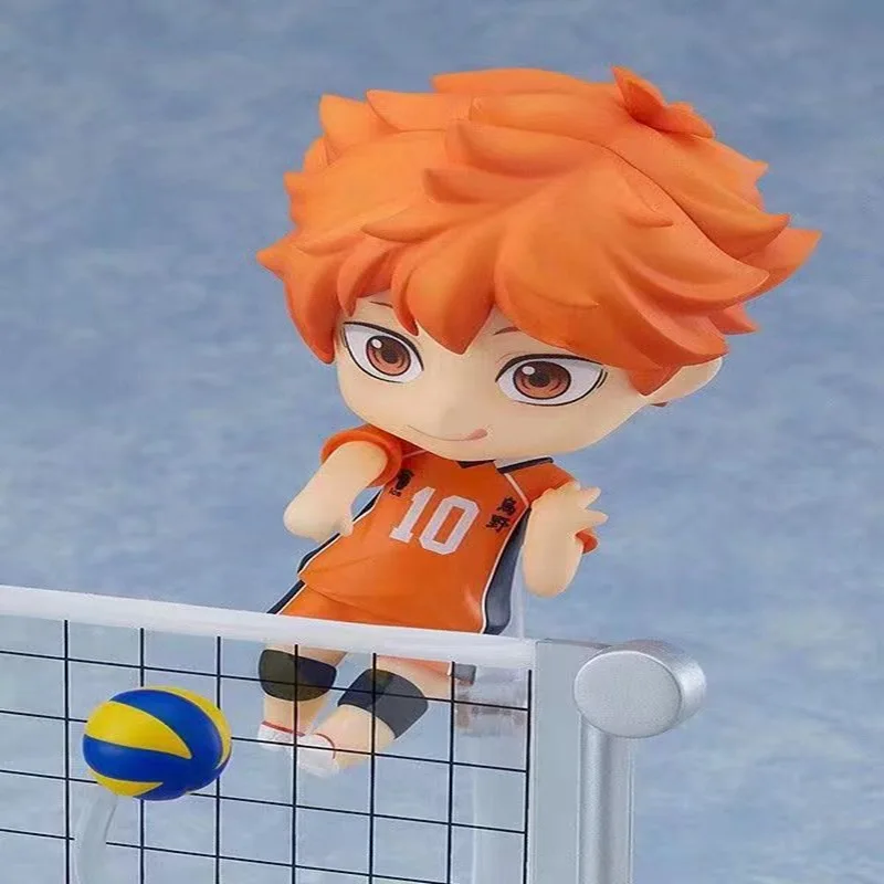 Q Version Ton Volleyball Junge Hinata Shoyo, Neuling Karas uno bewegliche Gesicht wechselnde Figur Ornamente für Kinder geschenke