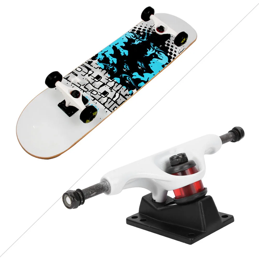 

2Pcs 5inch Aluminum Alloy Professional Bridge Skate Board Bracke Skate Board Bracket Thickened Skateboard Drift Board Brackets