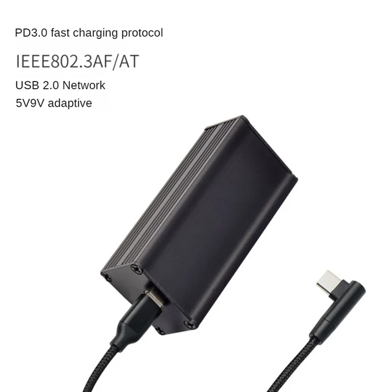 

POE Power Supply Network Card POE To USB-C Network Card POE Network Card 5V 9V Adaptive USB-C Network Card Spare Parts