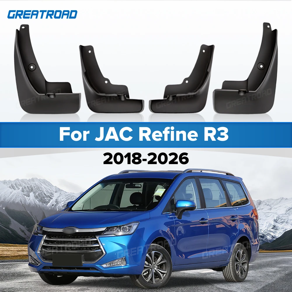 

For JAC Refine R3 2018-2020 2021 2022 2023 2024 2025 2026 Fender Mudflaps Splash Guards Mudguards Mud Flaps car Accessories