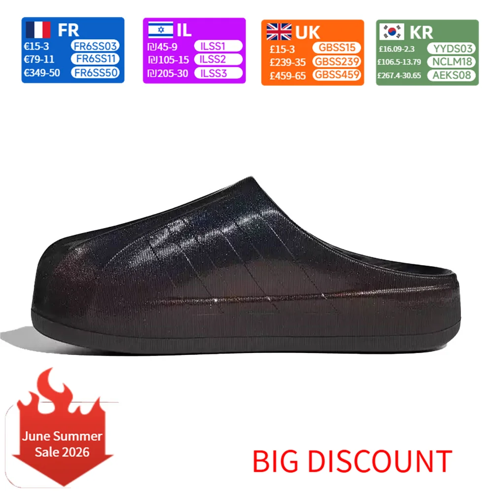 

adidas Originals adiFOM SUPERSTAR MULE Fashionable Comfortable Anti-Friction Anti-Slip Covered Toe Slippers Unisex Style KJ0989