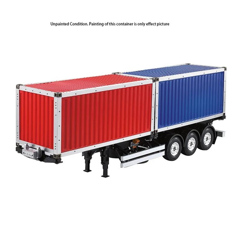 TOUCAN 도색되지 않은 20피트 세미 1/14 트레일러 TAMIYAYA RC 트랙터 트럭 원격 제어 건설 차량 소년 장난감 TH01031