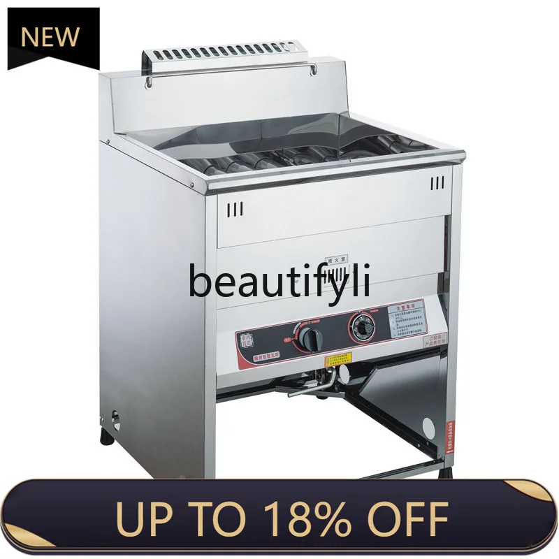 

Z189 Vertical electric fryer commercial double cylinder high power capacity, mechanical desktop single cylinder gas