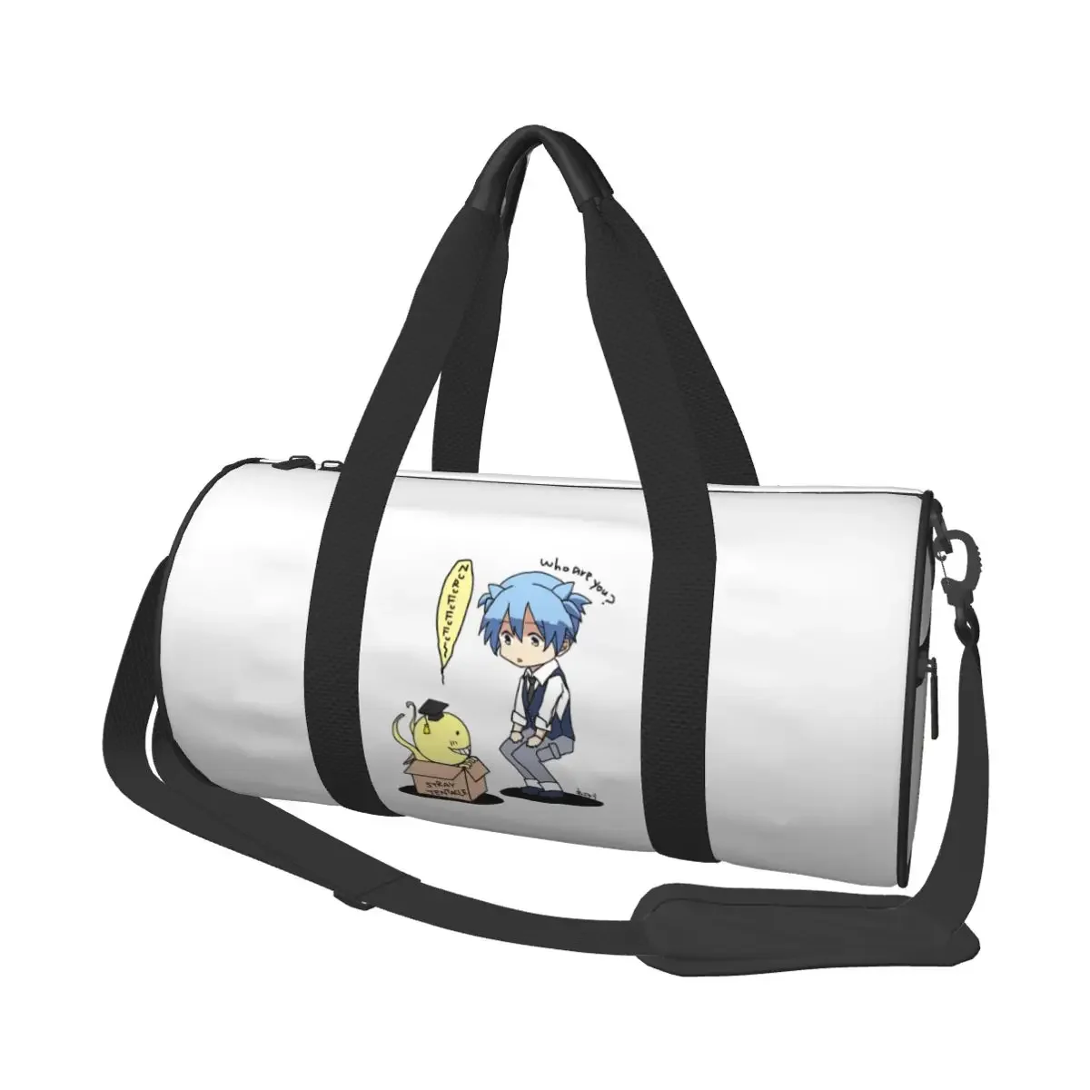 

Assassination Classroom Octopus Koro Sensei Large Duffle Gym Bag Multi-Functional Duffle Travel Bags Handbags Fitness bag