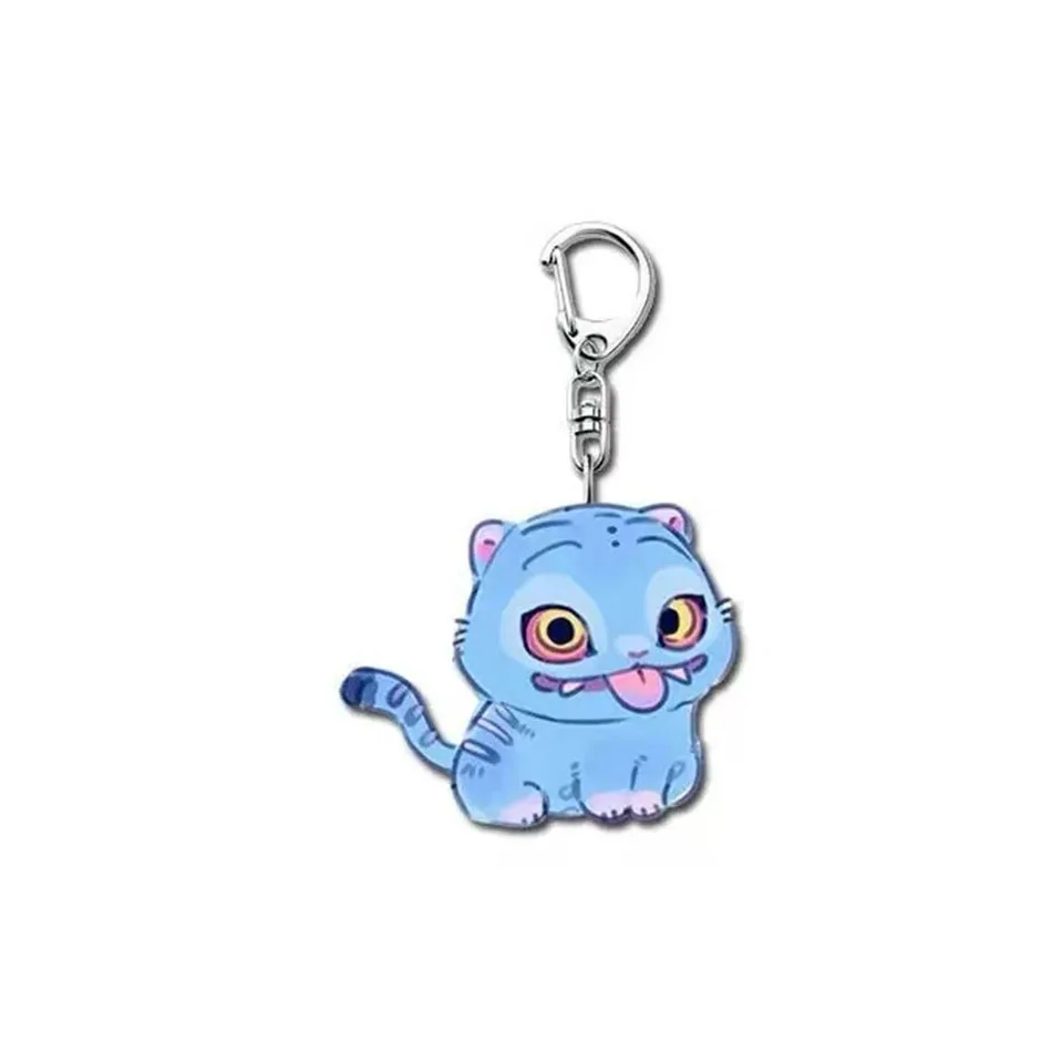 Kpop شيطان الصيادين سلاسل المفاتيح الصغيرة الذهبي المعبود رومي زوي جينو ميرا النمر Keyrings-Kpop المشجعين اكسسوارات الهدايا
