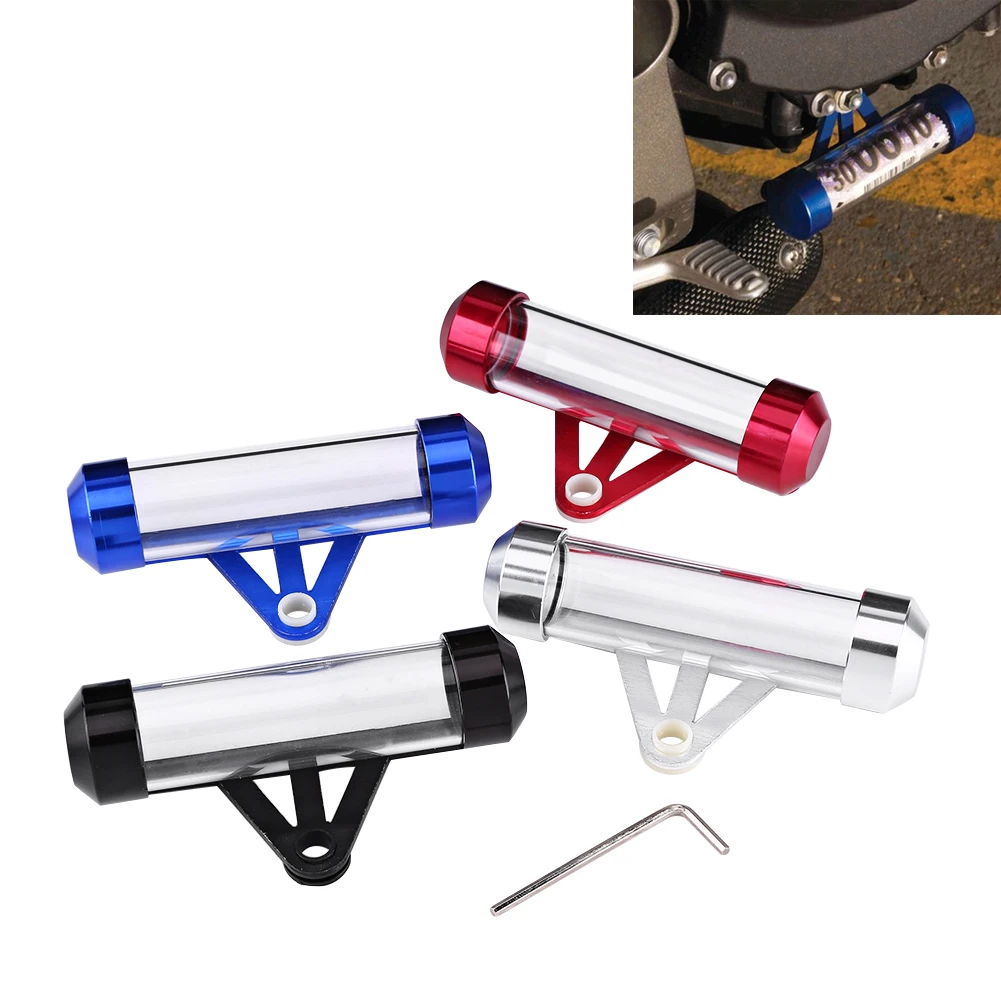 Motorcycle Motorbike Secure Tax Disc Tube Cylindrical Holder Frame Waterproof Motorcycle Tax Tube - view 5